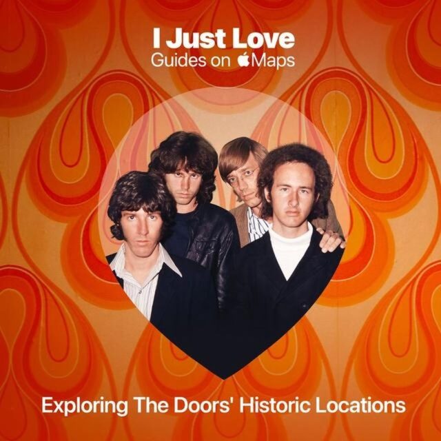 The Doors запускають путівник Apple Maps, у якому відзначені знакові місця з їхньої історії